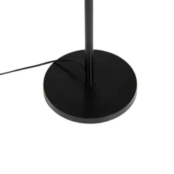 Art-Deco-Stehleuchte Gold mit Schwarz - Wesley