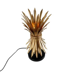 Art-Deco-Tischlampe Gold - Wesley