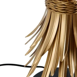 Art-Deco-Tischlampe Gold - Wesley