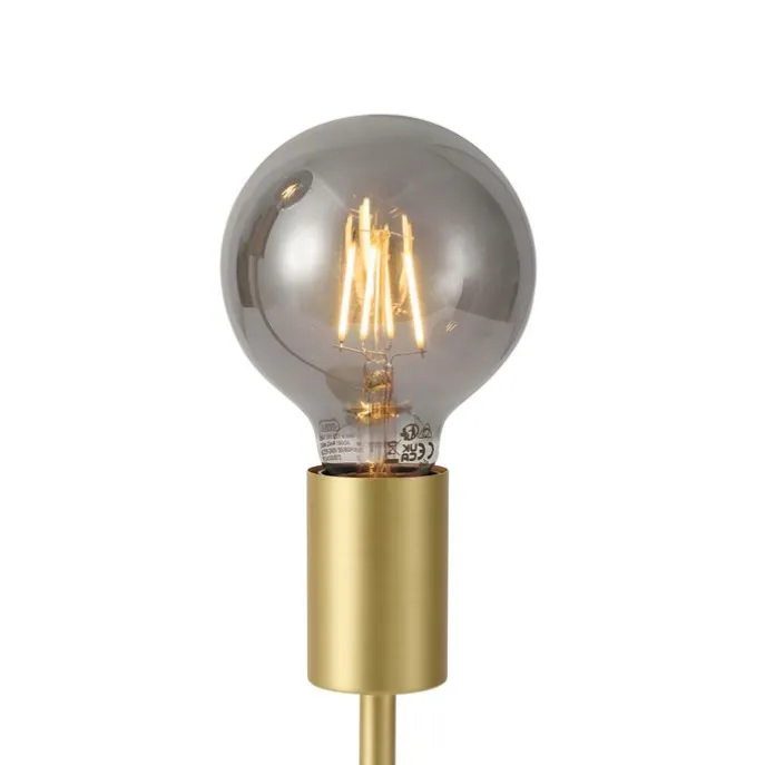 Art-Deco-Tischleuchte Messing 2-flammig - Tuning