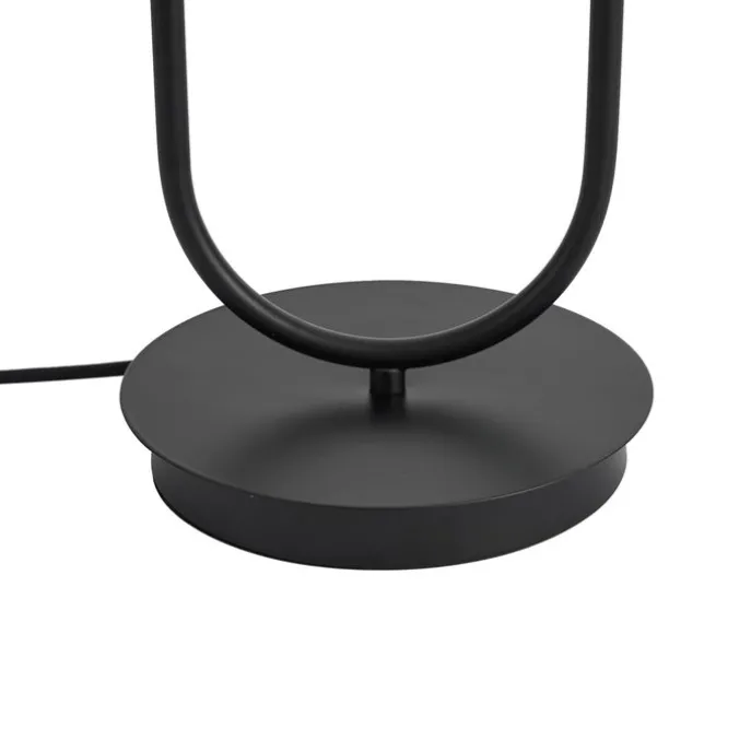 Art-Deco-Tischleuchte schwarz 2-flammig - Tuning