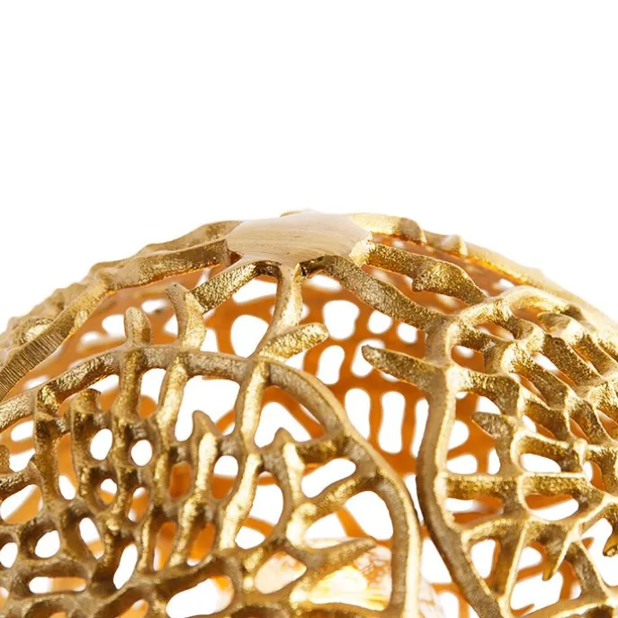 Art-Deco-Tischleuchte Stativ Gold mit Schwarz - Maro