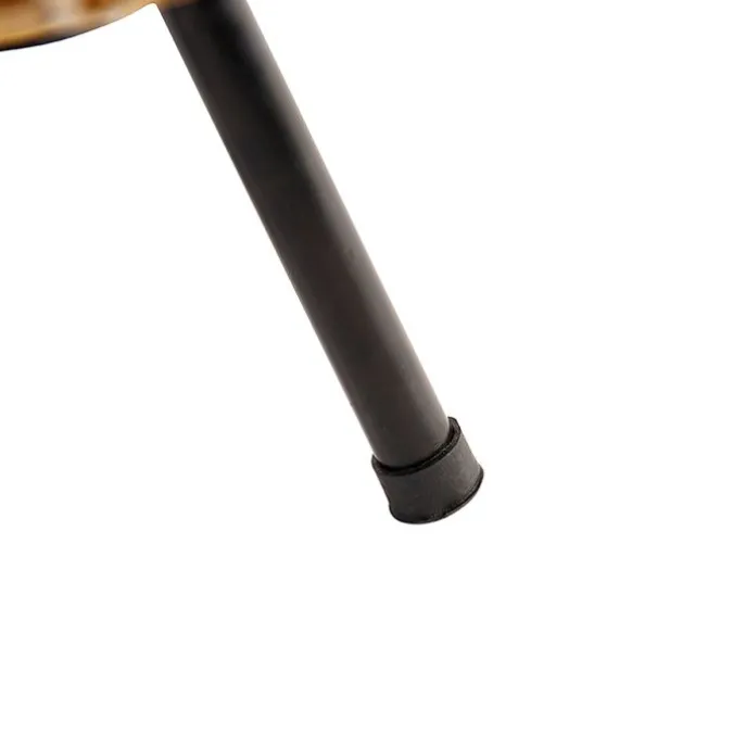 Art-Deco-Tischleuchte Stativ Gold mit Schwarz - Maro