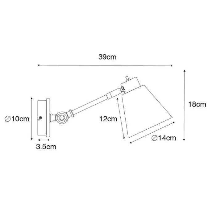 Art-Deco-Wandleuchte aus Bronze mit Marmor und bernsteinfarbenem Glas – Nina
