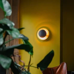 Art-Deco-Wandleuchte schwarz mit Gold - Emilienne