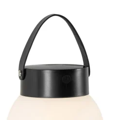 Außenhängelampe schwarz inkl. LED 3-stufig dimmbar Solar - Cornelia