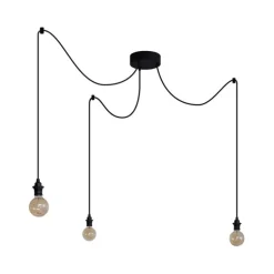 Außen-Hängeleuchte schwarz 3-flammig IP44 - Cava