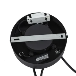 Außen-Hängeleuchte schwarz mit mehrfarbigen Seilschirmen 3-flammig IP44 - Cava Jayla