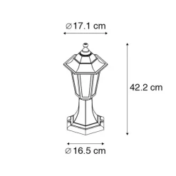 Außenlampe Antik Messing IP44 - New Haven