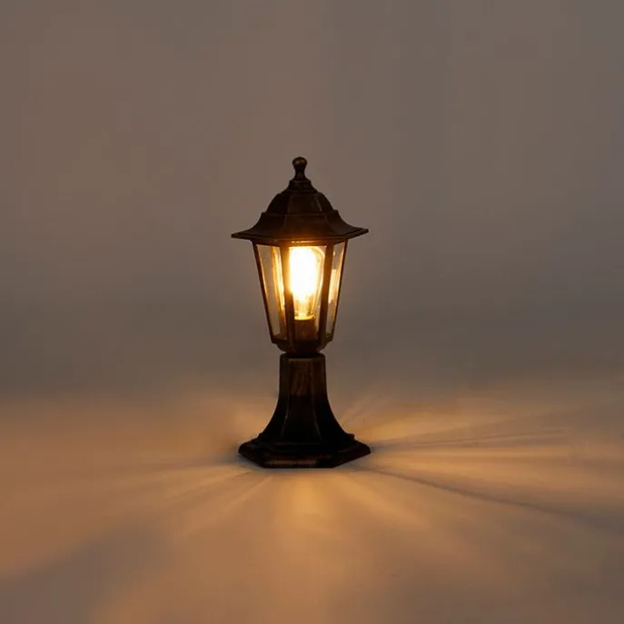 Außenlampe Antik Messing IP44 - New Haven