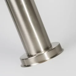 Außenlampe Stahl Edelstahl 50 cm - Sfera mit Erdungsstift und Kabelmuffe