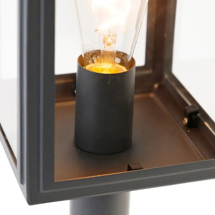 Außenlampenmast grau 50 cm IP44 - Sutton