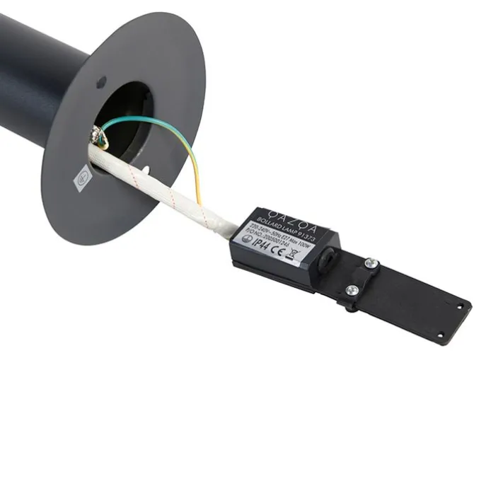 Außenlampenmast grau 50 cm IP44 - Sutton