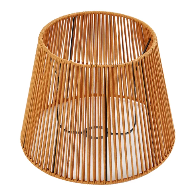 Außenlampenschirm mit orangefarbenem Seil IP54 40/28/30 - Jayla