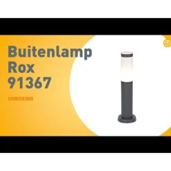 Außenlaterne anthrazit 45 cm IP44 - Rox