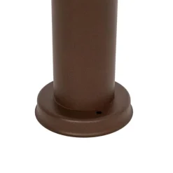 Außenlaterne rostbraun mit Opal 80 cm IP44 - Rox