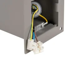 Außenleuchte 50 cm grau mit Erdungsstift und Kabelmuffe - Dänemark