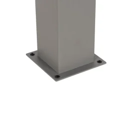 Außenleuchte 50 cm grau mit Erdungsstift und Kabelmuffe - Dänemark