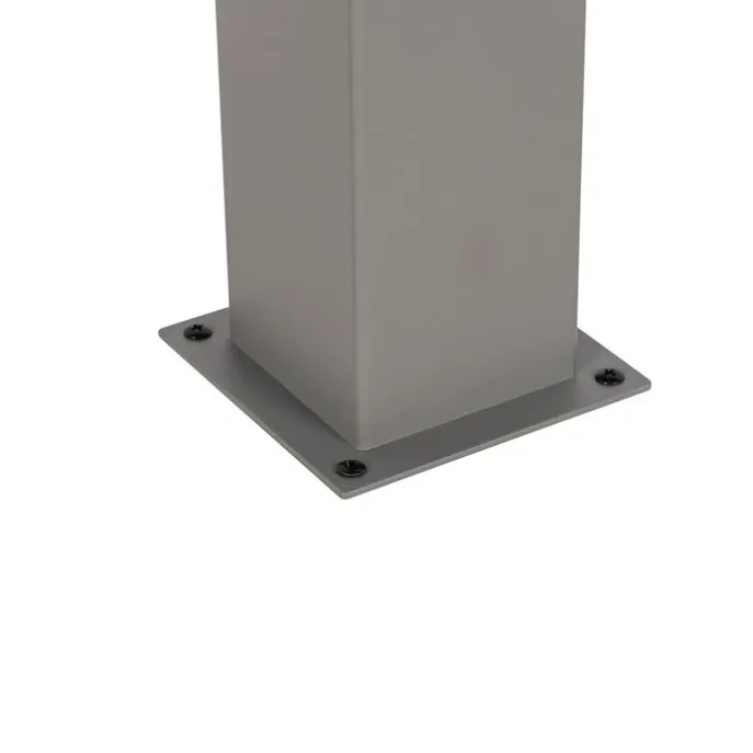 Außenleuchte 50 cm grau mit Erdungsstift und Kabelmuffe - Dänemark