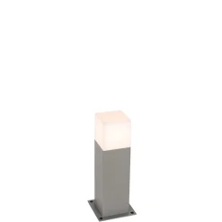 Außenleuchte 30 cm grau mit Erdungsstift und Kabelmuffe - Dänemark