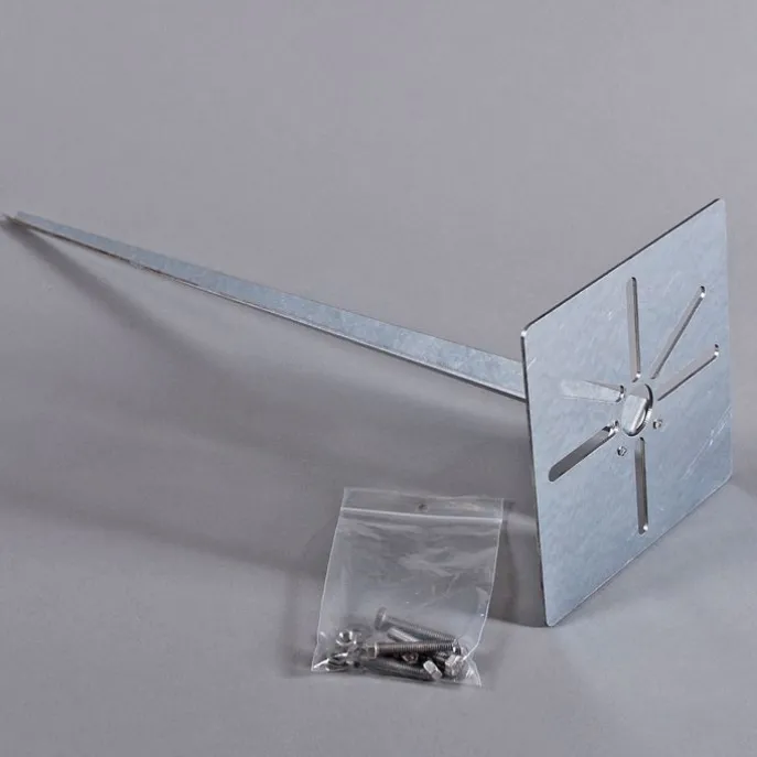 Außenleuchte 50 cm rostbraun mit Erdungsstift und Kabelmuffe - Dänemark