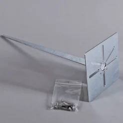 Außenleuchte 30 cm rostbraun mit Erdungsstift und Kabelmuffe - Dänemark