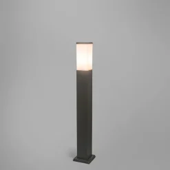 Außenleuchte Anthrazit 80cm IP44 - Malios mit Erdspieß und Kabelverschraubung