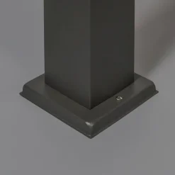 Außenleuchte Anthrazit 80cm IP44 - Malios mit Erdspieß und Kabelverschraubung