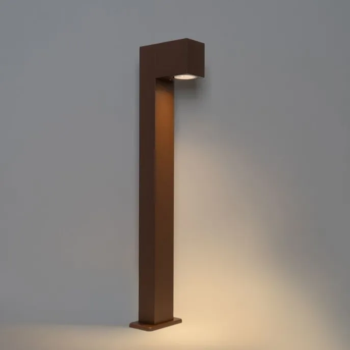 Außenleuchte Rostbraun mit Erdspieß und Kabelverschraubung 65cm IP44 - Baleno