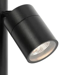 Außenleuchte schwarz 45 cm AR70 verstellbar IP44 - Solo