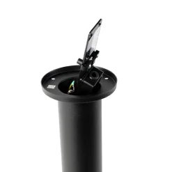 Außenleuchte schwarz 45 cm einstellbar IP44 - Solo