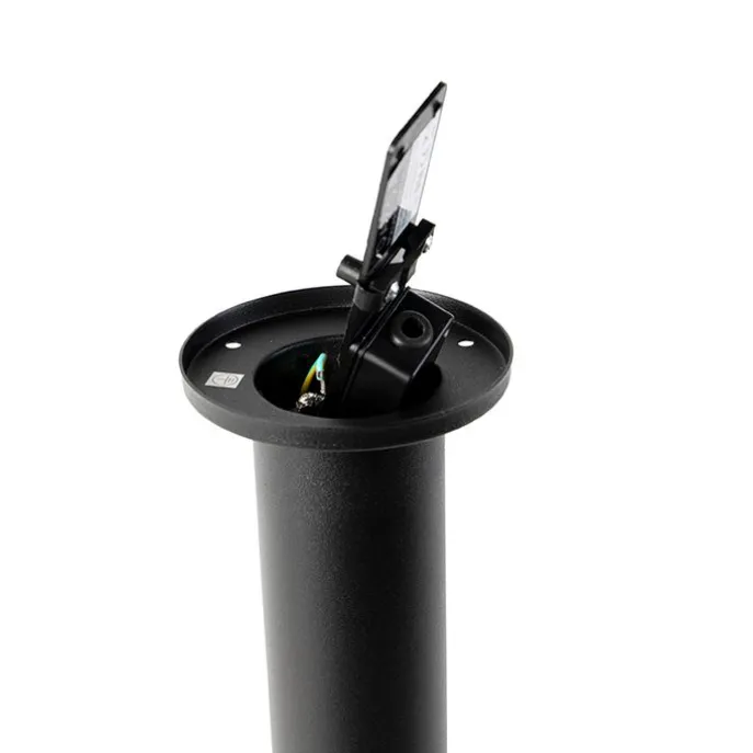 Außenleuchte schwarz 45 cm einstellbar IP44 - Solo