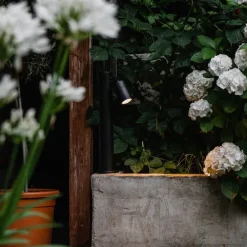 Außenleuchte schwarz 45 cm einstellbar IP44 - Solo