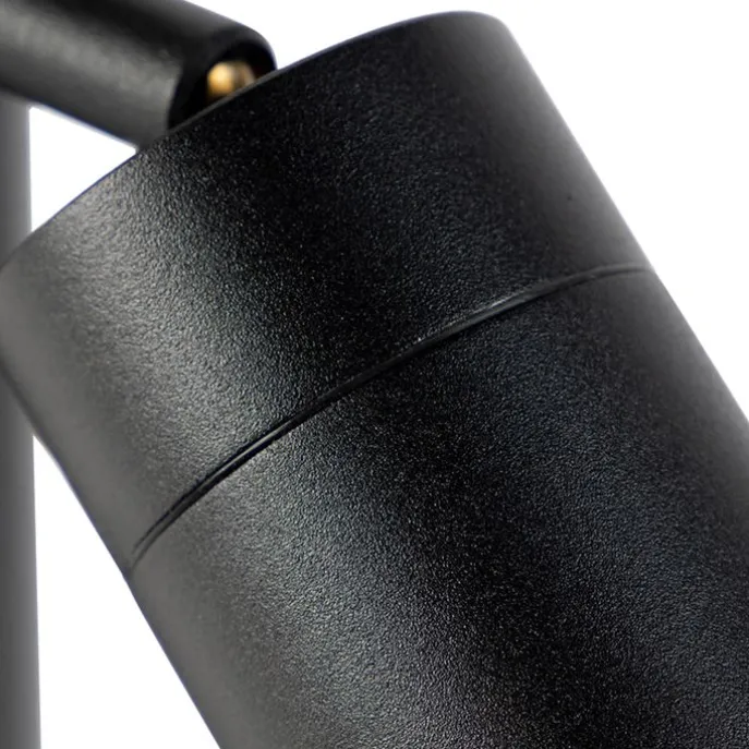 Außenleuchte schwarz 45 cm einstellbar IP44 - Solo