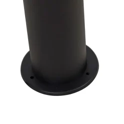 Außenleuchte schwarz mit opalweißem Schirm 50 cm - Odense