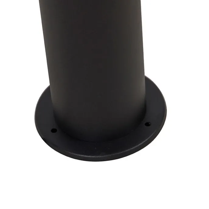 Außenleuchte schwarz mit opalweißem Schirm 50 cm - Odense