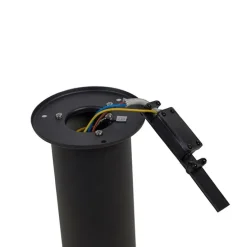 Außenleuchte schwarz mit opalweißem Schirm 50 cm - Odense