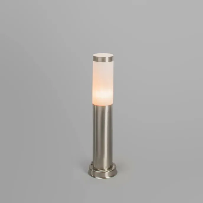 Außenleuchte Stahl 45 cm IP44 - Rox mit Erdungsstift und Kabelmuffe