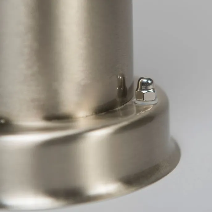 Außenleuchte Stahl 45 cm IP44 - Rox mit Erdungsstift und Kabelmuffe