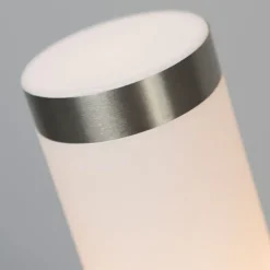 Außenleuchte Stahl 45 cm IP44 - Rox mit Erdungsstift und Kabelmuffe