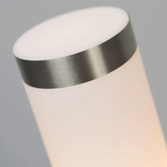 Außenleuchte Stahl 45 cm IP44 - Rox mit Erdungsstift und Kabelmuffe