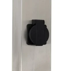 Außenleuchte Stahl 80 cm mit Fassung IP44 - Malios