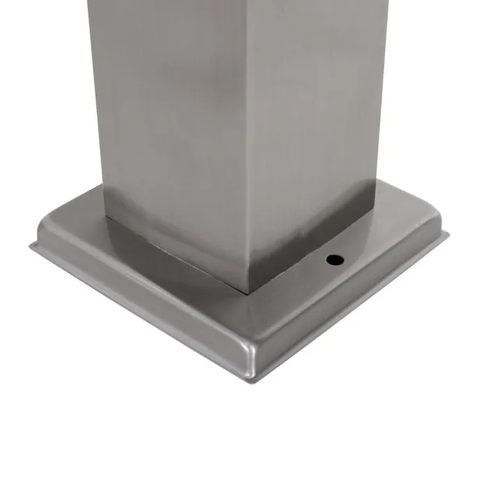 Außenleuchte Stahl 80 cm mit Fassung IP44 - Malios