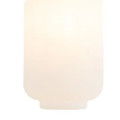 Außenpendelleuchte weiß 20 cm mit rotem Stecker IP44 - Pion