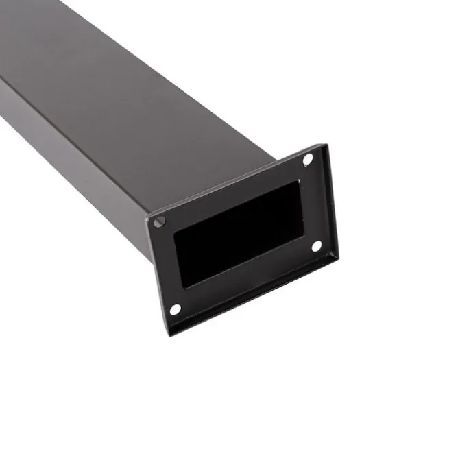 Außenpfosten dunkelgrau 80 cm inkl. LED und Abblendlicht auf Solar - Sunnie