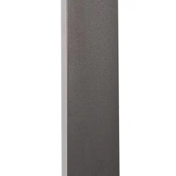 Außenpfosten dunkelgrau 80 cm inkl. LED und Abblendlicht auf Solar - Sunnie