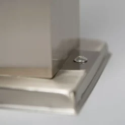 Außen-Stablampe Stahl 80cm IP44 - Malios mit Erdspieß und Kabelverschraubung