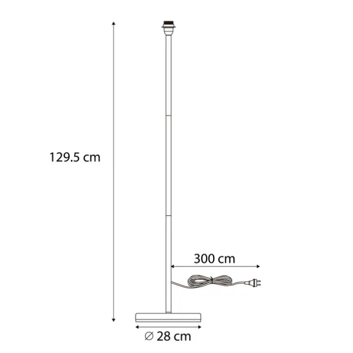 Außenstehlampe Weiß - Virginia Foot