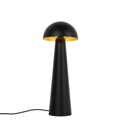 Außenstehleuchte schwarz 65 cm - Pilz