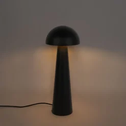 Außenstehleuchte schwarz 65 cm - Pilz